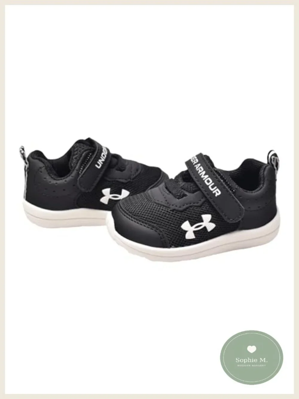 Under Armour Baby Crib Shoes Non-Slip Velcro Infant Sneakers